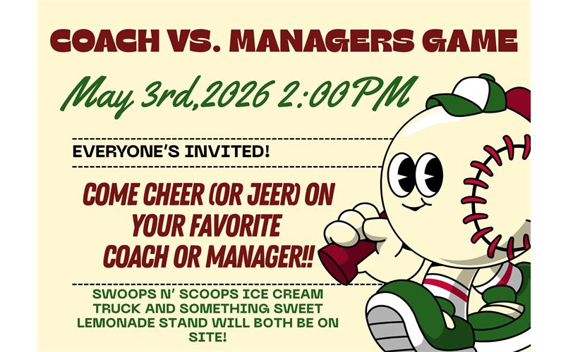 Coach vs. Managers Game